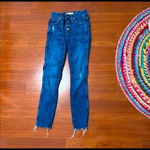 madewell 10” high rise jeans